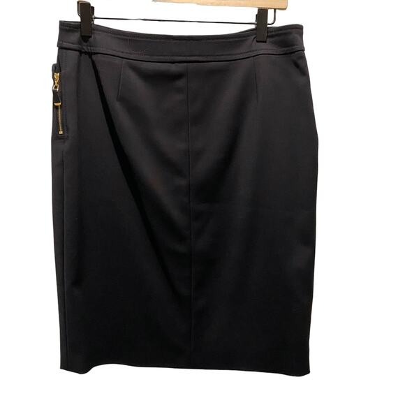 Escada Black Mini Pencil Skirt - Picture 2 of 8